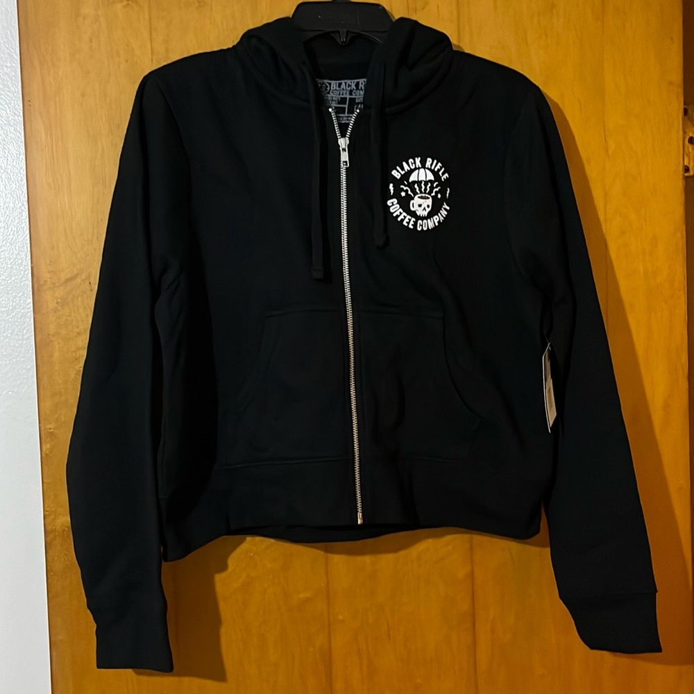 Black Rifle Coffee Co Women’s ParaMug Crop Zip-up Hoodie